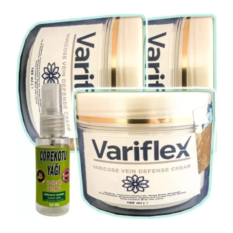 Süper Variflex Bacak Bakımı Kremi 100 Ml X 3 Adet + Çörek Otu Yağı 30 Ml