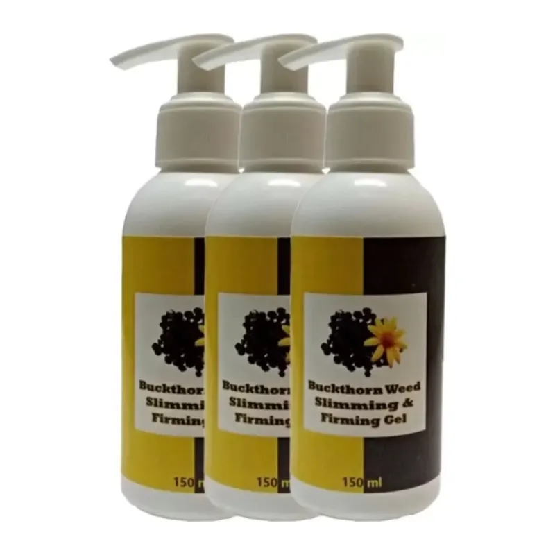 Buck Thorn Weed Slimming & Firming Gel 3 Adet Adet Acı Çehre Tohumu Jeli Parçalayıc