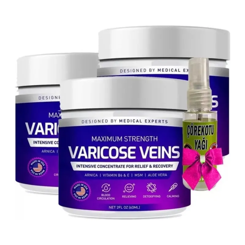 Süper Varcse Vnis Purple Bakım Kremi 100 Ml X 3 Adet + Çörek Otu Yağı 30 Ml