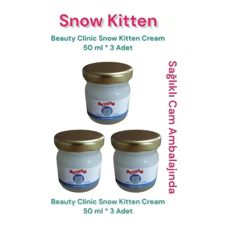 Süper Beauty Clinic Snow Kitten Krem 3 Adet 50 Gr