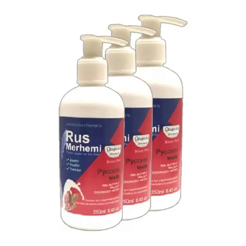 Glegnd Tüylere Krem 3 Adet 250 Ml Ceviz Sütlü & Cevizli Russ Merhemi