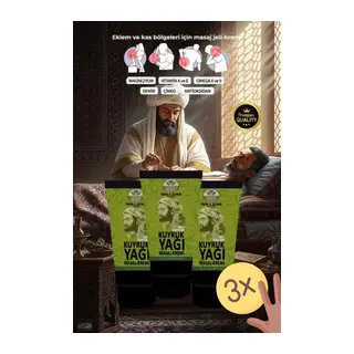İbn-i Sina Herbal Ibni Sina Kuyruk Yağı Mucizesi Masaj Kremi 3 Adet