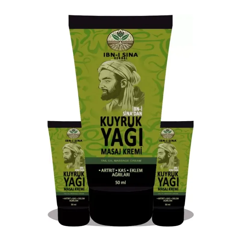 İbn-i Sina Herbal Ibn-ı Sina Kuyruk Yağı Kremi 3 Adet Kremi 50ml