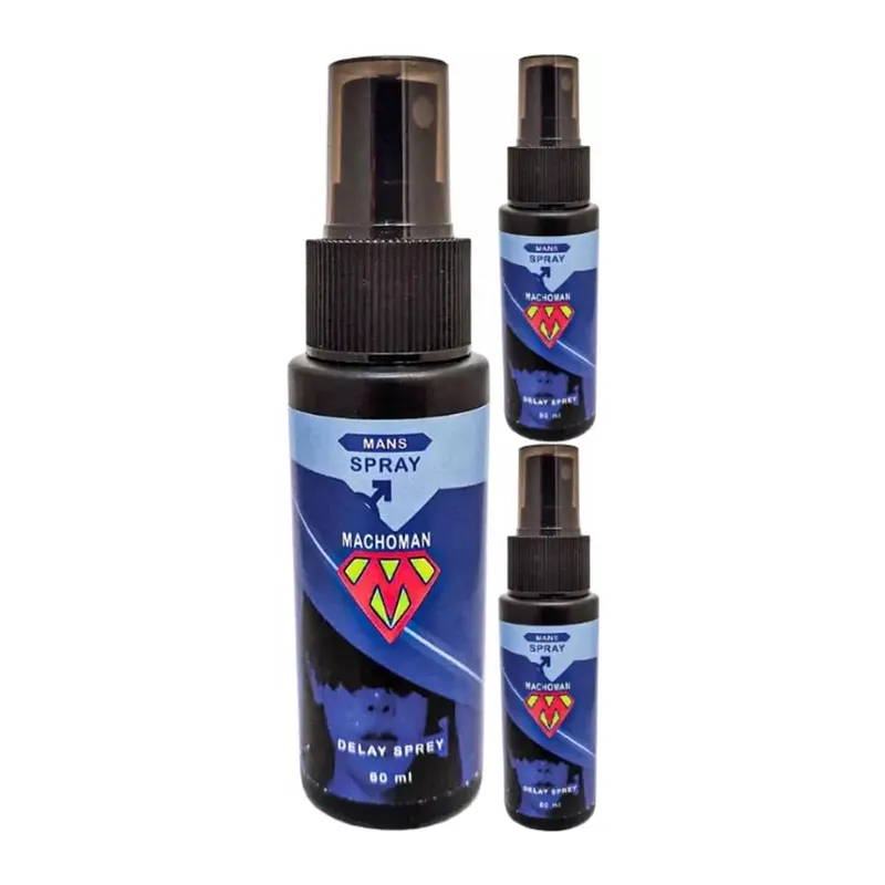 3 Adet Machoman Erkeklere Özel 60 Ml Zaman Spreyi