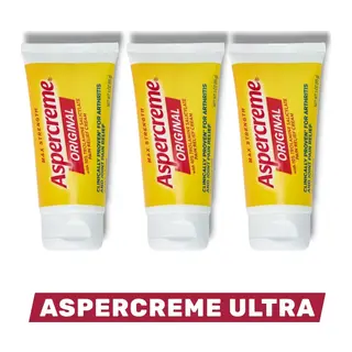 Aspercreme Ultra Vücut Ağrılarında Etkili Bitkisel Içerikli Masaj Kremi 50 Ml X 3 Adet