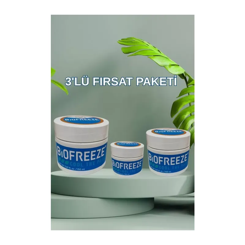 Biofreeze Kremi 150 Ml X 3 Adet