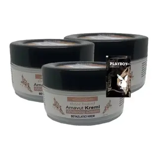 Three Brand Arnavut Kremi Whitens Cream 3 Adet Adet Kremi 50 Ml + 1 Adet Jel Hediye