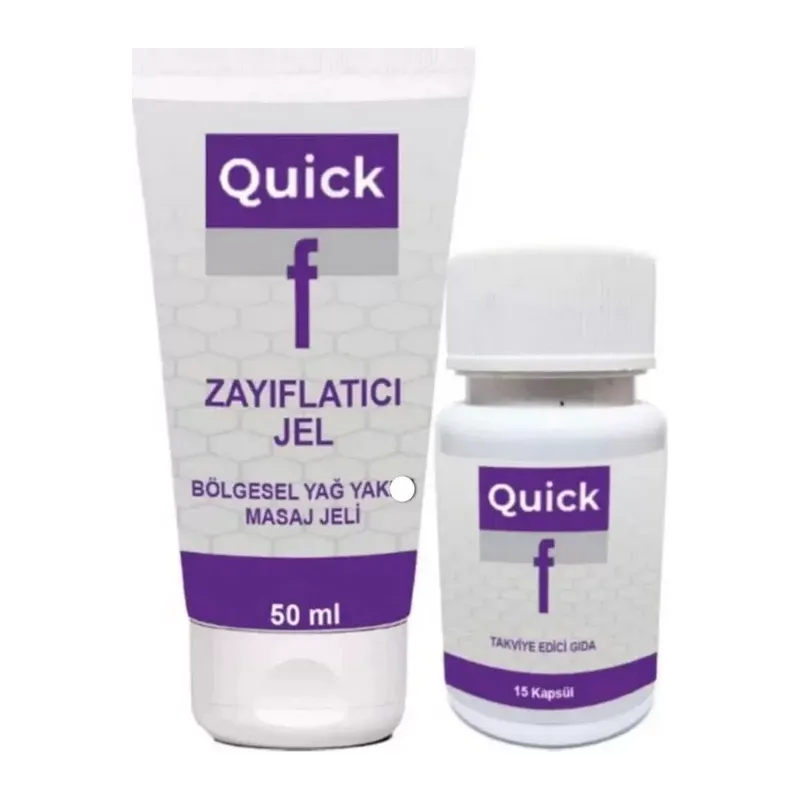 Süper Quickf Bölgesel Jel 50 Ml + Quickf 15'li