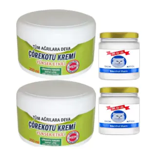 Çörek Otu Kremi Green Box 2 Adet 200 Ml + 2 Adet Snow Kitten Krem 50 Ml / Seti