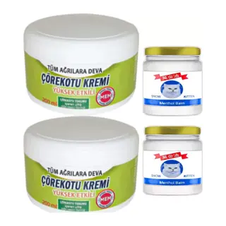 Çörek Otu Kremi Green Box 2 Adet 200 Ml + 2 Adet Snow Kitten Krem 50 Ml / Teskin Seti