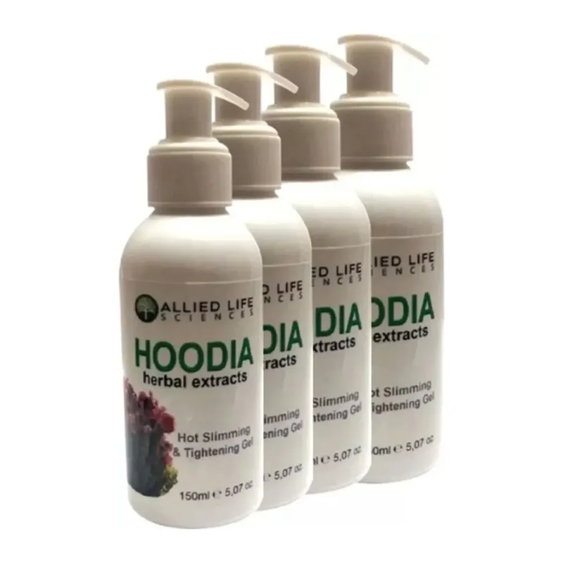 Allied Life Sciences Hoodia Herbal Extracts Hot Slimming & Tightening Gel 150 Ml X 4 Adet