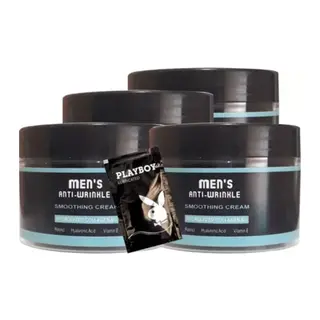 Süper Men's 4 Adet 100 Ml Snmp20356 Erkek Yüz Cilt Kremi Antiwrinkle Smoothing Cream + Yanında Jel