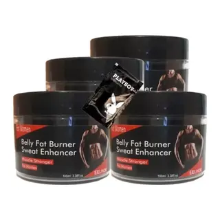 Süper Eelhoe Belly Fatburner Sweat Enhancer Krem 100 Ml X 4 Adet + Jel