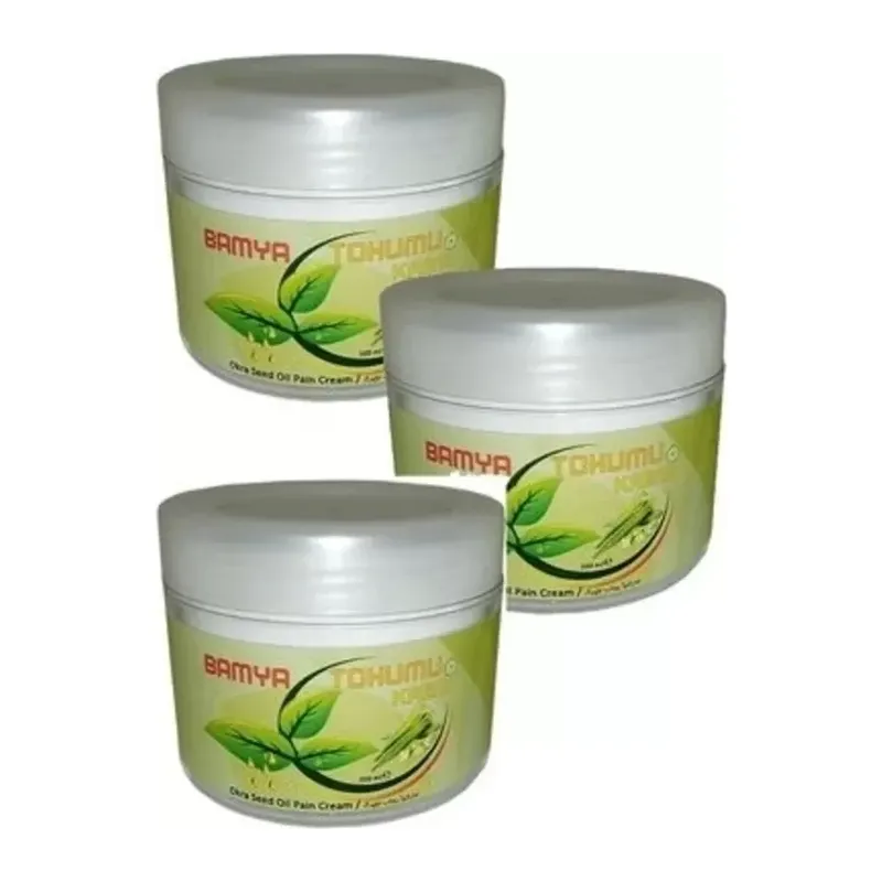 Süper Bamya Tohumu Kremi Masaj Kremı100 Ml X 3