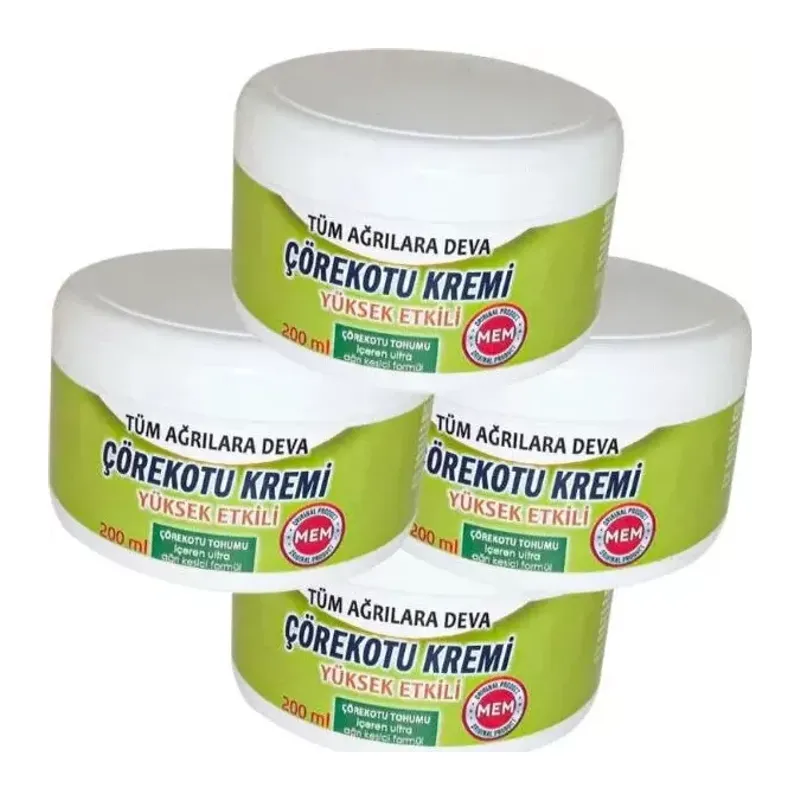 Süper Çörek Otu Kremi Green Box 200 Ml - 4 Adet Krem