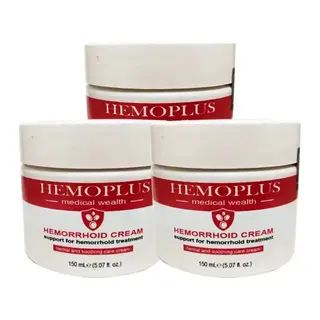 Hemoplus Büyük Boy Bakım Kremi 3 Adet 150 Ml