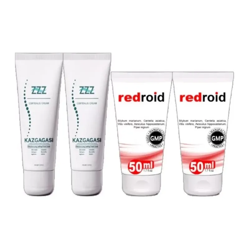 Süper Kaz Gagası 100 Ml Kremi 2 Adet Redroid 50 Ml 2 Adet