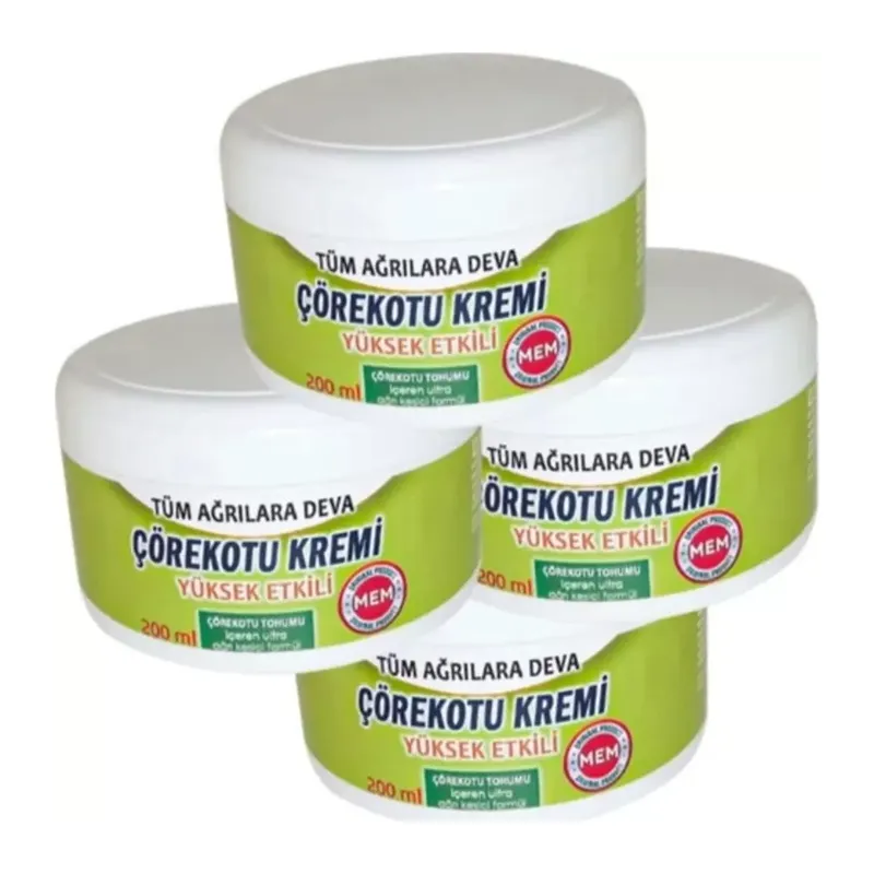 Mem Çörek Otu Kremi Green Box 200 Ml X 4 Adet