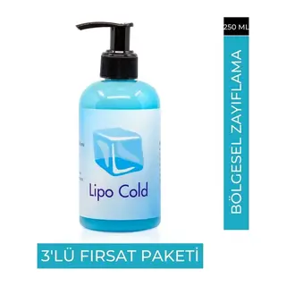 Lipo Cold G.çlü Krem 250 Ml X 3 Adet