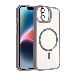 Joko Apple İphone 11 Remim Lensli Magsafe Standlı Kapak - Titan Gri
