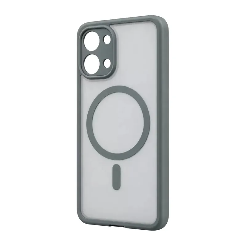 Xiaomi Poco X8 Pro Max Loji Magsafe Kapak - Gri