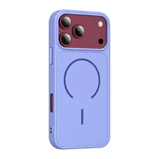 Apple İphone 18 Pro Azus Magsafe Kapak - Açık Mor