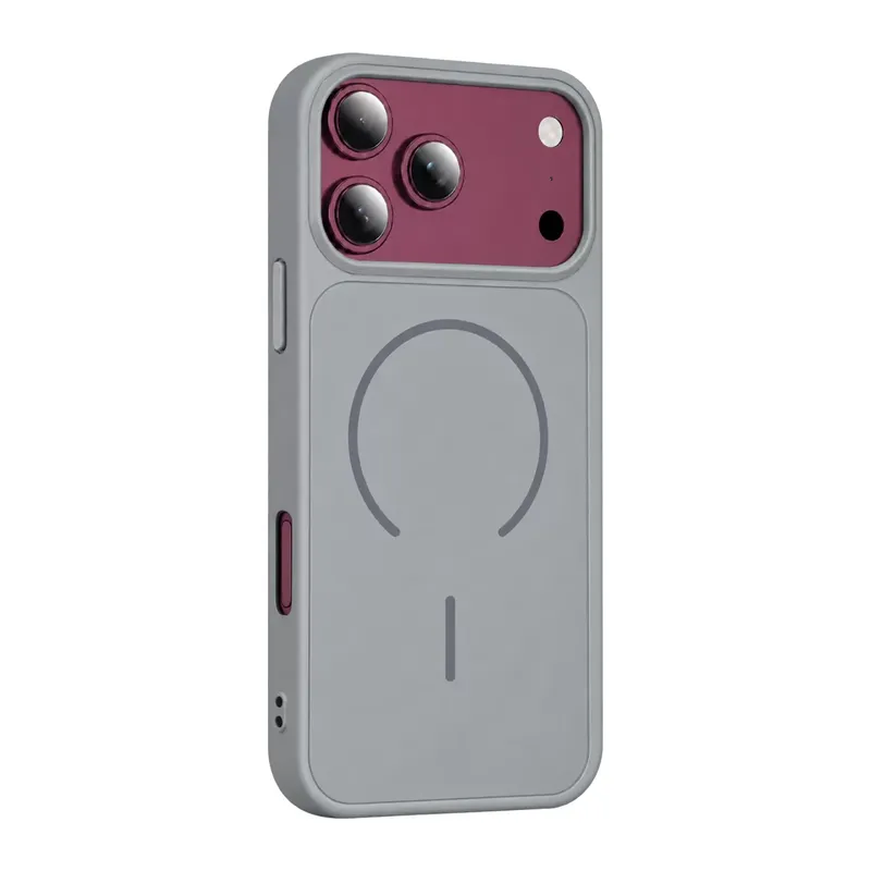 Apple İphone 18 Pro Azus Magsafe Kapak - Gri