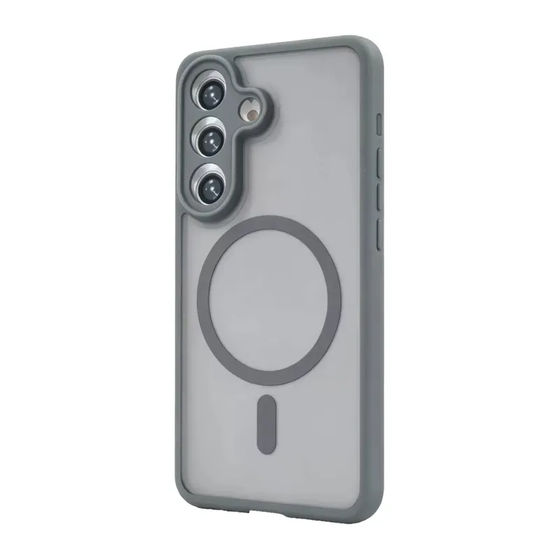 Samsung Galaxy S26 Loji Magsafe Kapak - Gri