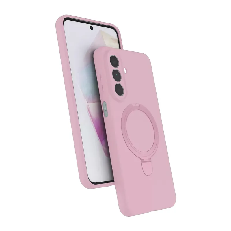 Samsung Galaxy A27 5g Regal Magsafe Standlı Kapak - Açık Pembe