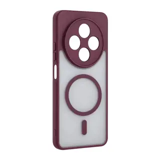 Xiaomi Redmi 14c Loji Magsafe Kapak - Bordo