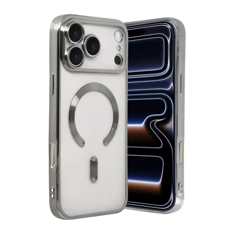 Apple İphone 18 Pro Kross Magneticsafe Kapak - Gümüş
