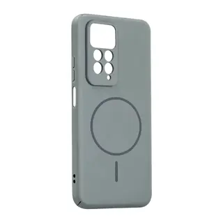 Xiaomi Redmi Note 11 Pro Mika Pc Magsafe Kapak - Gri