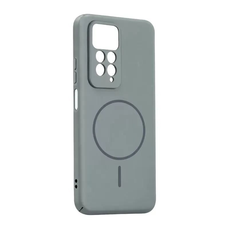 Xiaomi Redmi Note 11 Pro Mika Pc Magsafe Kapak - Gri