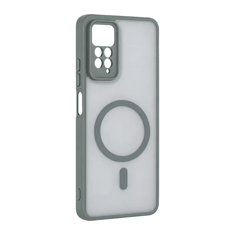 Xiaomi Redmi Note 11 Pro Loji Magsafe Kapak - Gri
