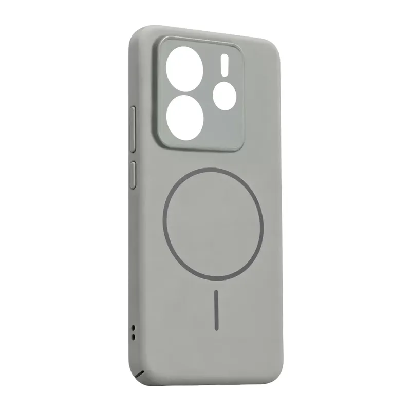 Xiaomi Redmi Note 14 4g Mika Pc Magsafe Kapak - Gri