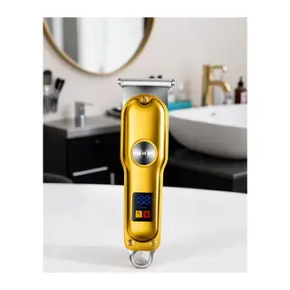 Şarjlı Saç Sakal Kesme Makinesi 1 2 3 Mm Taraklı T Tipi Bıçaklı Kablolu Ve