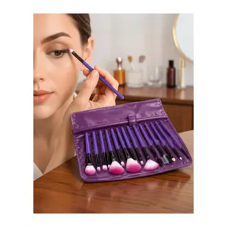 Makyaj Fırçası Seti 12 Parça Ergonomik Saplı Uczz12parçamakyajfırçası-4