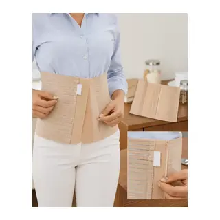 Kadın Abdominal Korse 26 Cm 4 Kademeli Ayarlanabilir Prtdogumkorse-5