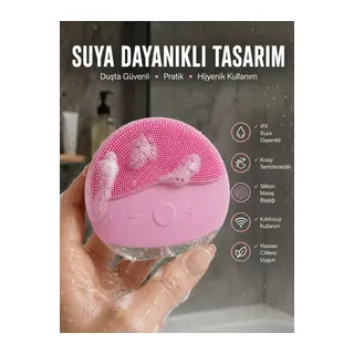 Profesyonel Yüz Temizleme Masaj Aleti Su Geçirmez, Kablosuz Şarj Özellikli Kolay Temizlenebilir Yeni Nesil