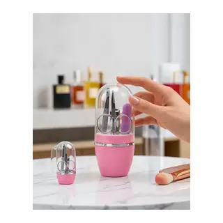 Manikür Pedikür Seti 4 Parça Pembe Uczzz4lümanikürseti-14