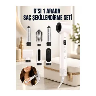 Negatif İyon Teknolojili 6-in-1 Profesyonel Saç Şekillendirici Yeni Nesil