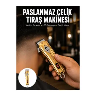 1800 Mah Bataryalı Uzun Kullanım Süreli Şarjlı Tıraş Makinesi Yeni Nesil