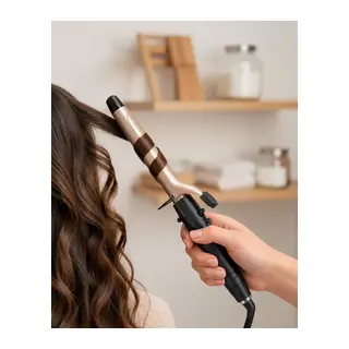 25 Mm Seramik Saç Maşası Kalın Bukle Ve Hacimli Dalga İçin Uczzzhk9550-6