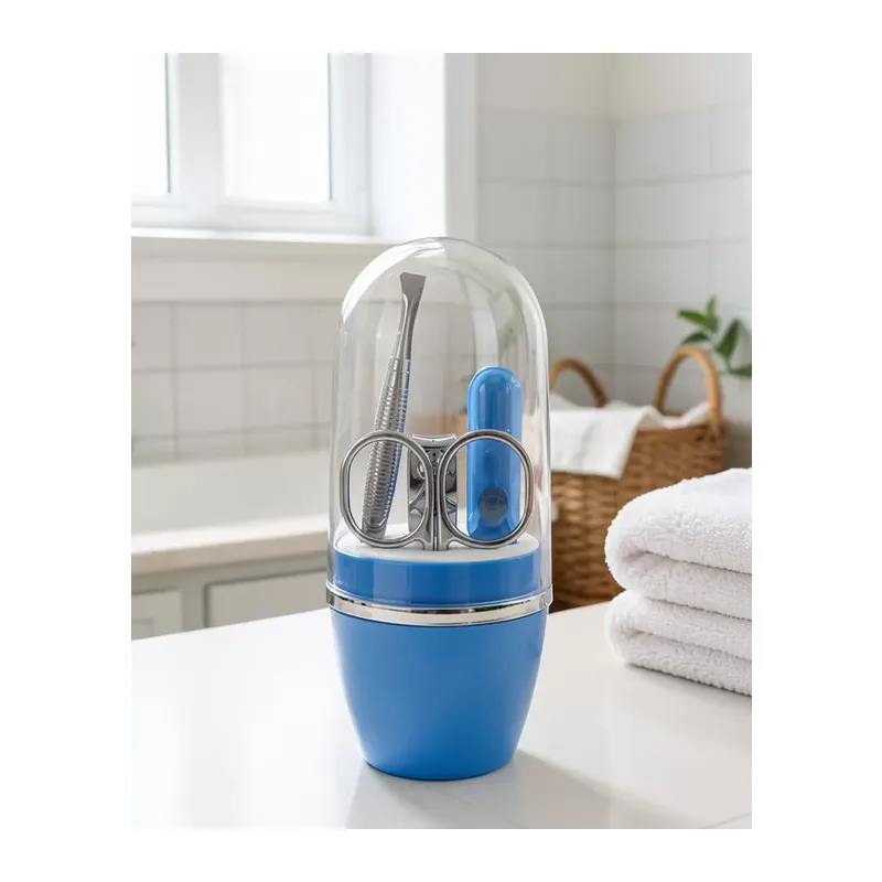 Kompakt Manikür Bakım Seti 1 L Mavi Uczztırnakbakımsetmavi-1