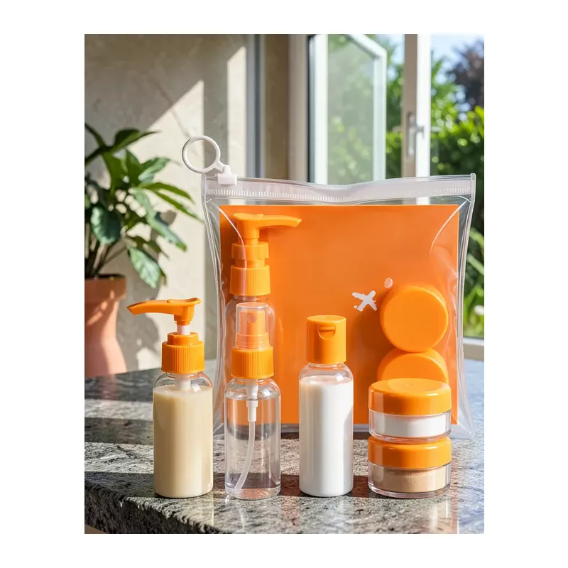 Sızdırmaz Seyahat Dolum Şişesi Seti 5 Parça 30 Ml