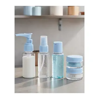 5'li Şeffaf Dolum Şişesi 30 Ml Uczzz5liseyahatşişesimavi-3