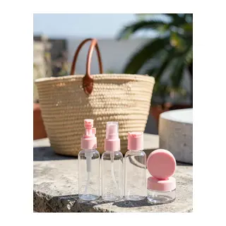 30 Ml 5'li Seyahat Banyo Şişe Seti Uczzz5liseyahatşişesipembe-3