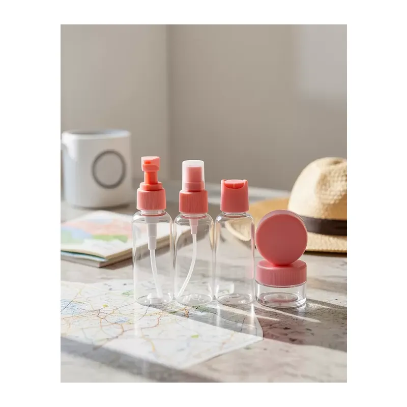5'li Seyahat Kozmetik Dolum Seti 30 Ml Uczzz5liseyahatşişesipembe-2