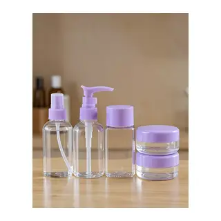 5'lü Şeffaf Seyahat Kozmetik Şişesi Seti 30 Ml Uczzz5liseyahatşişesimor-1