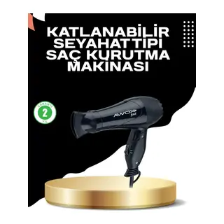 Katlanabilir Fön Makinesi Çift Isı Ve Hız Ayarlı